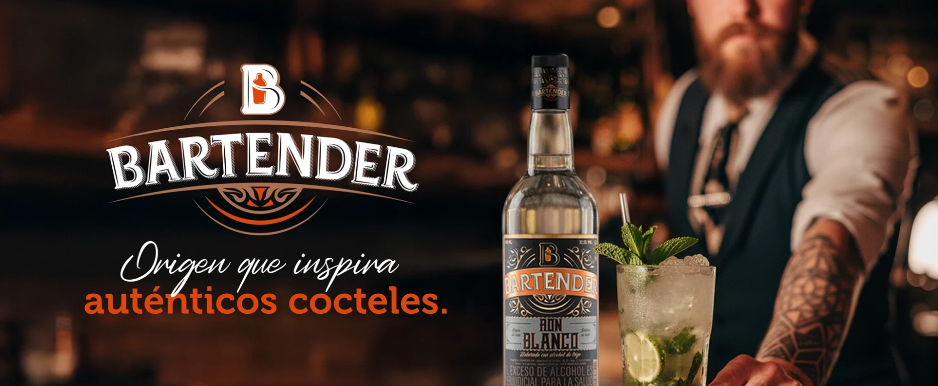 Bartender - Origen que inspira auténticos cocteles