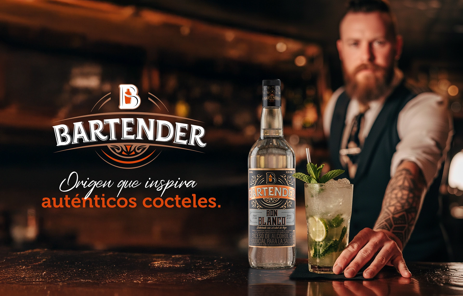 Bartender - Origen que inspira auténticos cocteles